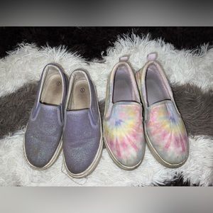 Sketchers and cat&jack size 2 little girls